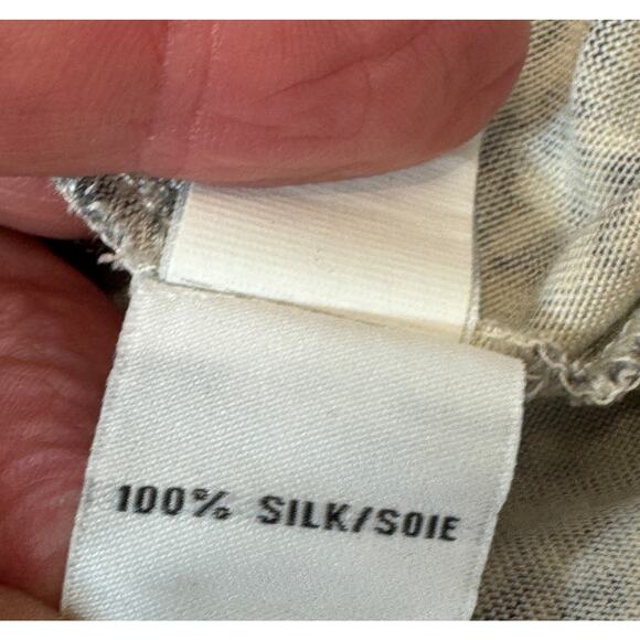 Diane Von Furstenberg New Julian Two Silk Jersey Wrap Dress Size 4 Python Gray - Picture 14 of 14